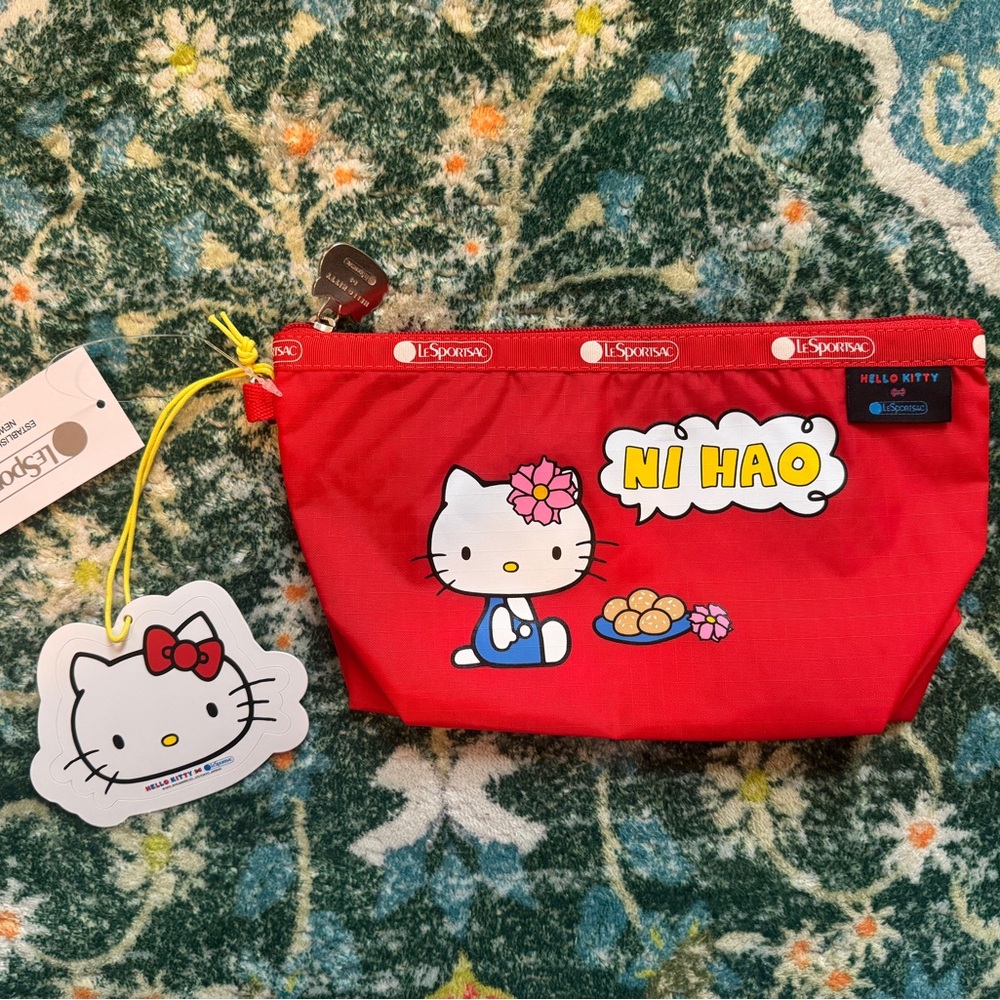 LeSportsac Red Hello Kitty Kids Pouch